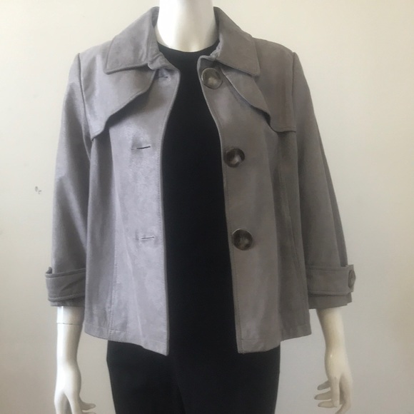 Danier Jackets & Blazers - Silver faux suede blazer Danier Jackets & Blazers - Silver faux suede blazer